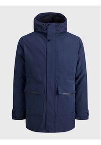 Jack & Jones - Jack&Jones Parka Tiko 12211896 Granatowy Regular Fit. Kolor: niebieski. Materiał: syntetyk #6