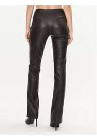 Marciano Guess Spodnie z imitacji skóry 3BGB18 9645Z Czarny Regular Fit. Kolor: czarny. Materiał: syntetyk #4