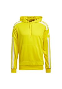 Adidas - Bluza piłkarska męska adidas Squadra 21 Hoodie. Typ kołnierza: kaptur. Kolor: wielokolorowy, żółty, biały. Sport: piłka nożna