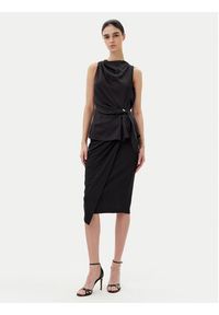 Rinascimento Spódnica midi CFC0123489003 Czarny Regular Fit. Kolor: czarny. Materiał: syntetyk #5