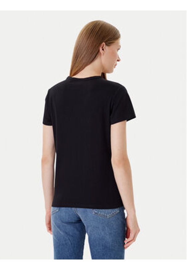 BOSS T-Shirt Eventsa8 50545671 Czarny Slim Fit. Kolor: czarny. Materiał: bawełna