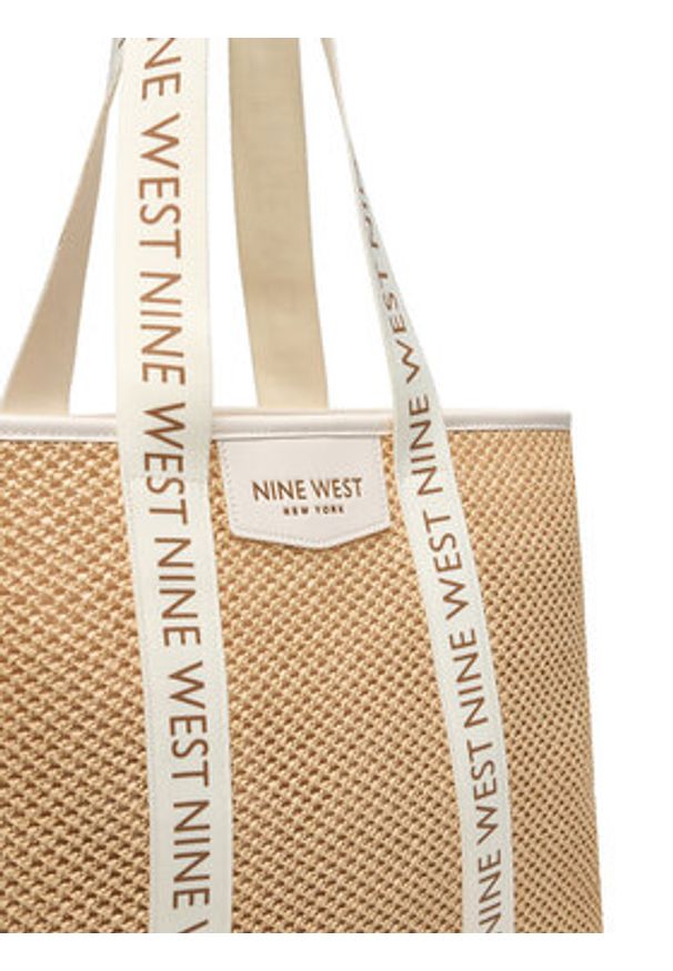 Nine West Torebka CEO-Avenia-LA374-4513-6 Beżowy. Kolor: beżowy