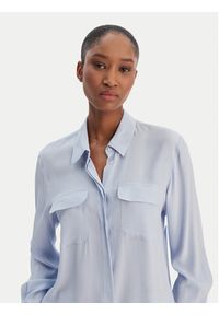 Marella Koszula Febe 2613111051 Błękitny Regular Fit. Kolor: niebieski. Materiał: acetat #2
