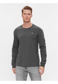 Calvin Klein Jeans Longsleeve Institutional J30J324654 Szary Regular Fit. Kolor: szary. Materiał: bawełna. Długość rękawa: długi rękaw