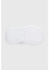 adidas Originals buty dziecięce Retropy GW3317 kolor biały. Nosek buta: okrągły. Zapięcie: sznurówki. Kolor: biały. Materiał: guma. Wzór: nadruk #3