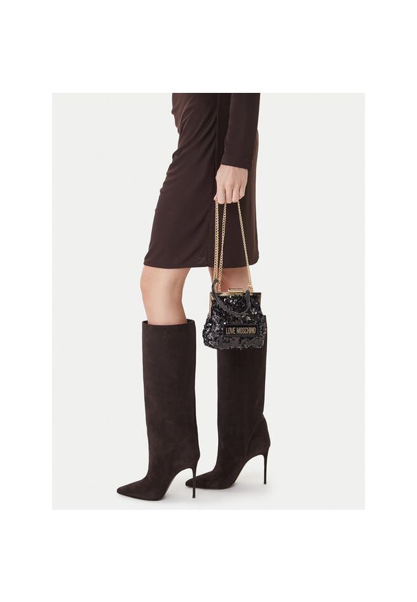 Love Moschino - Torebka LOVE MOSCHINO. Kolor: czarny