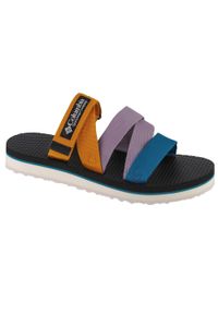 columbia - Sandały damskie, Columbia W Alava Slide Sandal. Kolor: brązowy, niebieski, wielokolorowy, fioletowy