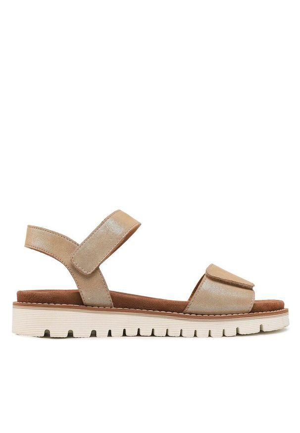 Sandały Ara. Kolor: beżowy