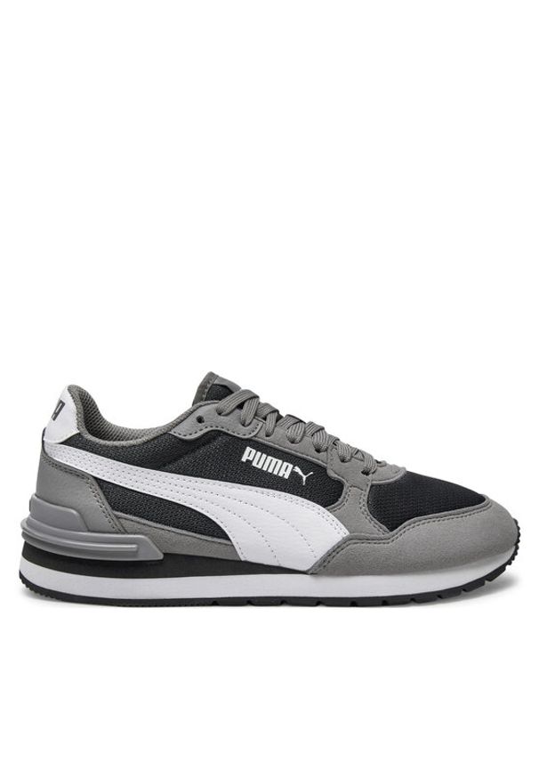 Puma Sneakersy St Runner v4 Mesh Jr 399876 04 Czarny. Kolor: czarny. Materiał: zamsz, skóra