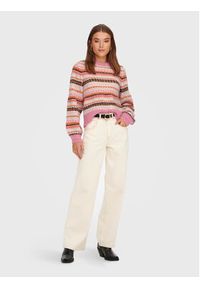 only - ONLY Sweter Mabel 15272599 Kolorowy Regular Fit. Materiał: syntetyk. Wzór: kolorowy #6