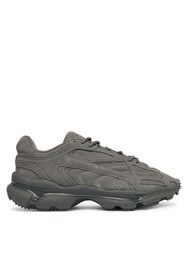 Lacoste Sneakersy L003 2K24 51SMA0030 Szary. Kolor: szary. Materiał: skóra, zamsz