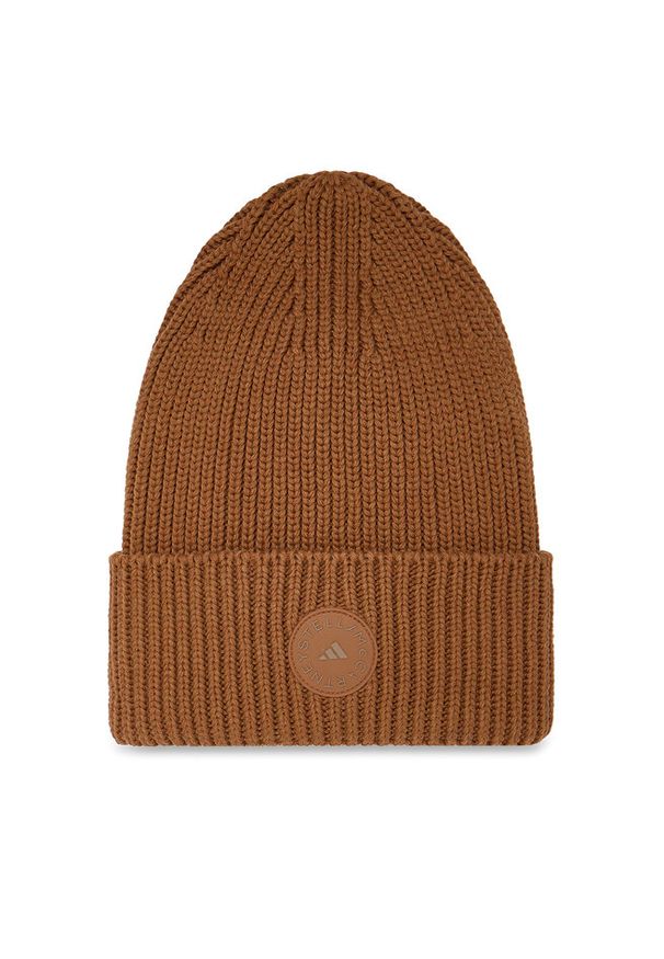 Czapka Adidas by Stella McCartney. Kolor: brązowy