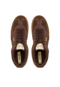 Liu Jo Sneakersy Connor 01 BF5069 PX002 Brązowy. Kolor: brązowy. Materiał: skóra, zamsz #6