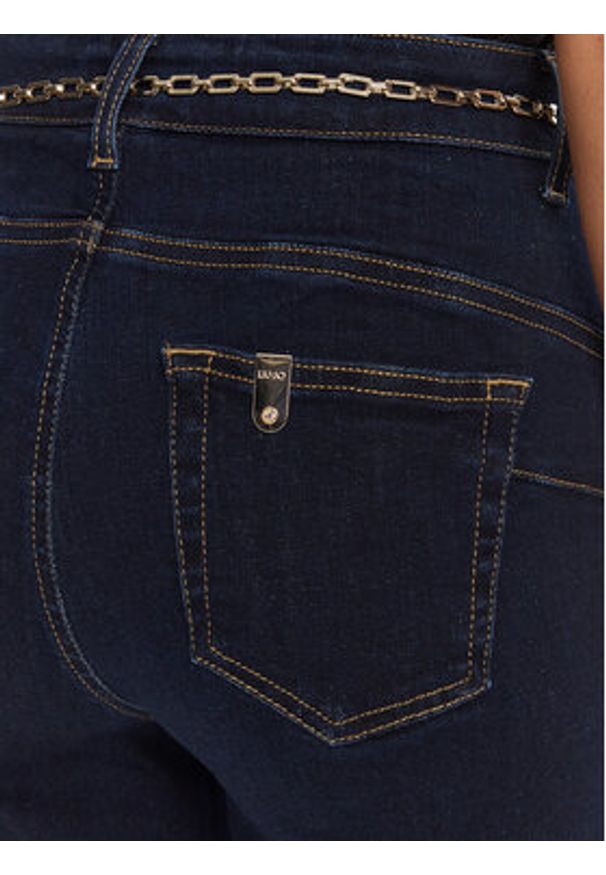 Liu Jo Jeansy UF5097 DS018 Granatowy Flare Fit. Kolor: niebieski