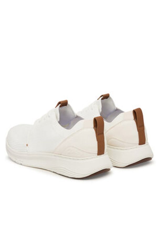 Clarks Sneakersy Motion Trek MX 26181985 Biały. Kolor: biały. Materiał: materiał