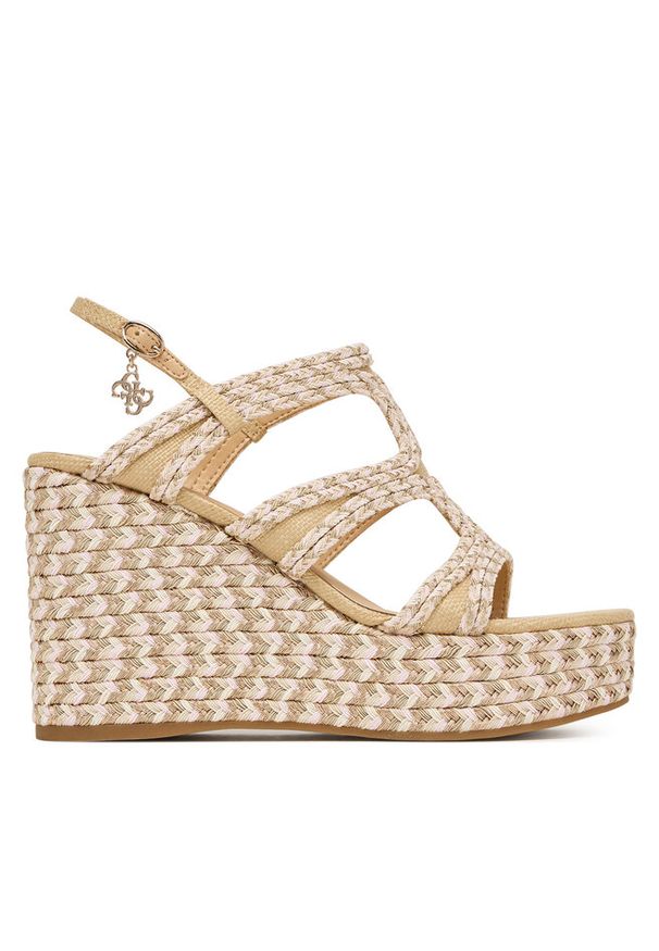 Sandały Guess. Kolor: beżowy