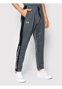 Under Armour Spodnie dresowe Ua Brawler 1366213 Szary Relaxed Fit. Kolor: szary. Materiał: syntetyk, dresówka