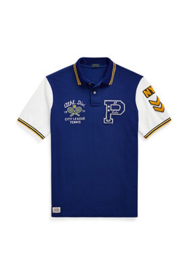 Polo Ralph Lauren Polo 710964978001 Niebieski Classic Fit. Typ kołnierza: polo. Kolor: niebieski. Materiał: bawełna