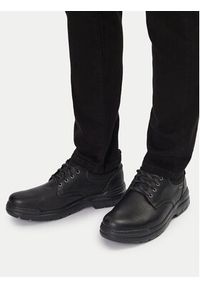 Clarks Półbuty Rockie Walk Gtx Gore-Tex 261734647 Czarny. Kolor: czarny. Materiał: skóra #5