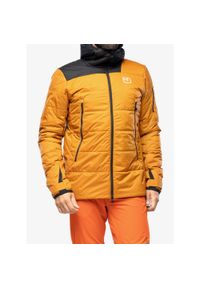ORTOVOX - Kurtka narciarska męska Ortovox Swisswool Zinal Jacket. Kolor: pomarańczowy. Sezon: zima. Sport: narciarstwo #1