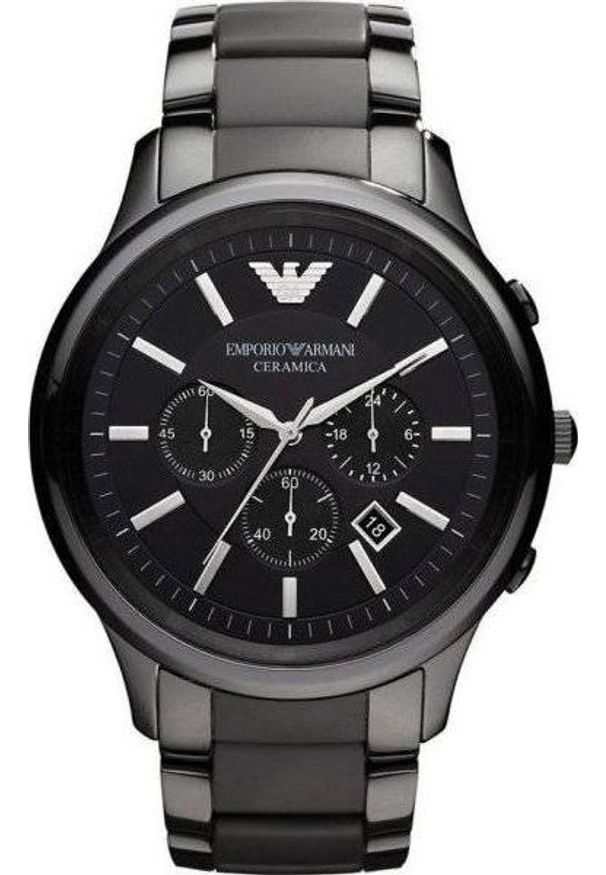 Emporio Armani - Zegarek Emporio ZEGAREK MĘSKI EMPORIO ARMANI CERAMICA (zx116a) - CHRONOGRAF