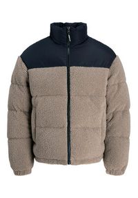 Jack & Jones Kurtka zimowa Flare Teddy 12286050 Beżowy Regular Fit. Kolor: beżowy. Materiał: syntetyk. Sezon: zima #7