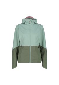 Kurtka softshell damska CMP Fix Hood. Kolor: zielony. Materiał: softshell. Sport: turystyka piesza