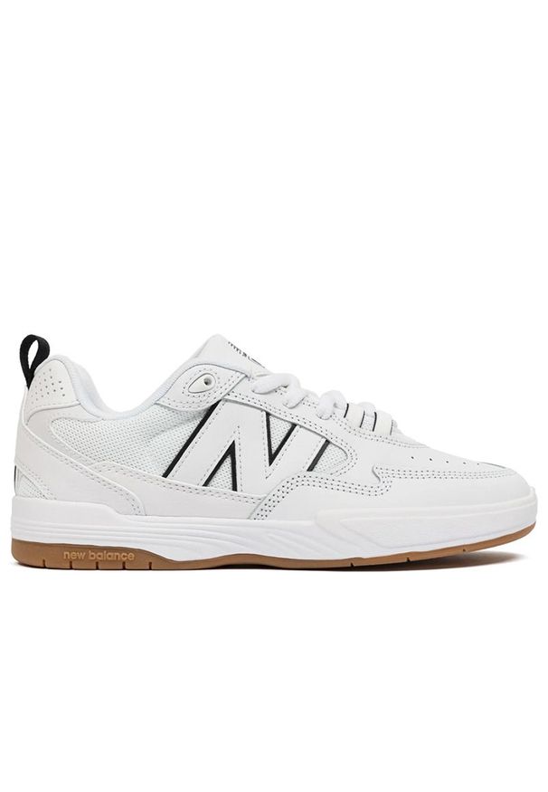 Buty New Balance Numeric NM808TNB - białe. Kolor: biały. Materiał: guma, materiał, skóra, syntetyk. Szerokość cholewki: normalna. Sport: skateboard