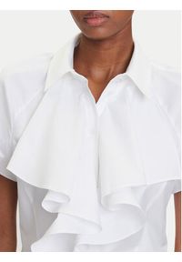 Karl Lagerfeld - KARL LAGERFELD Koszula A3W11035 Biały Regular Fit. Typ kołnierza: dekolt w karo. Kolor: biały. Materiał: bawełna #4