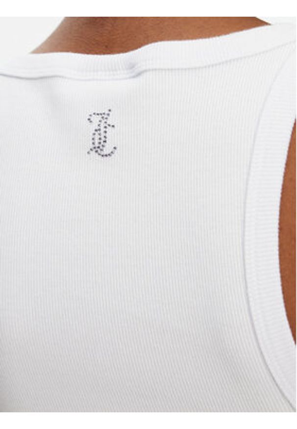 Juicy Couture Top Racer JCWLV125305 Różowy Slim Fit. Kolor: różowy. Materiał: bawełna