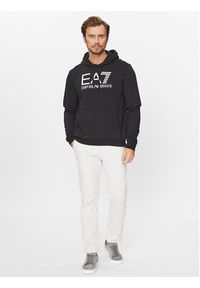 EA7 Emporio Armani Bluza 6RPM17 PJSLZ 1200 Czarny Regular Fit. Kolor: czarny. Materiał: bawełna
