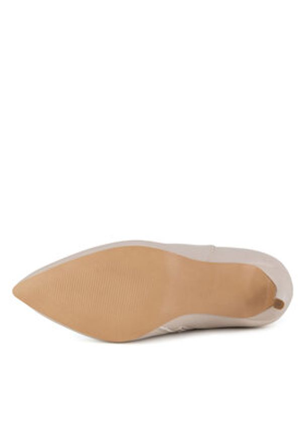 DeeZee Botki WYL3588-10 Beżowy. Kolor: beżowy. Materiał: materiał