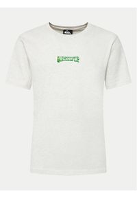 Quiksilver T-Shirt Island Sunrise Moe AQYZT09543 Szary Regular Fit. Kolor: szary. Materiał: bawełna