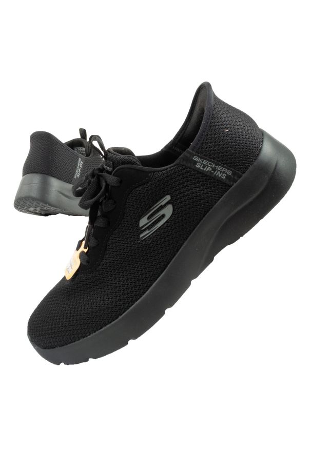 skechers - Buty sportowe sneakersy damskie Skechers Dynamight 2.0 SLIP-INS. Kolor: czarny. Sport: fitness