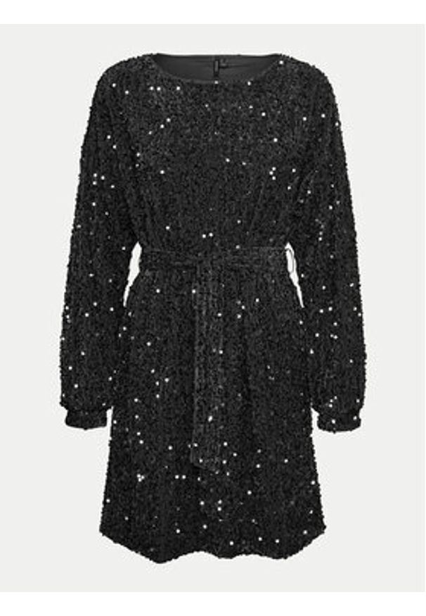 Vero Moda Sukienka koktajlowa Bella 10317046 Czarny Regular Fit. Kolor: czarny. Materiał: syntetyk. Styl: wizytowy