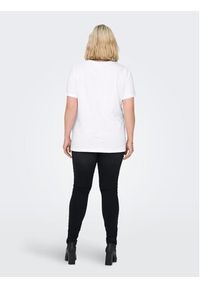 ONLY Carmakoma T-Shirt 15287998 Biały Regular Fit. Kolor: biały #4