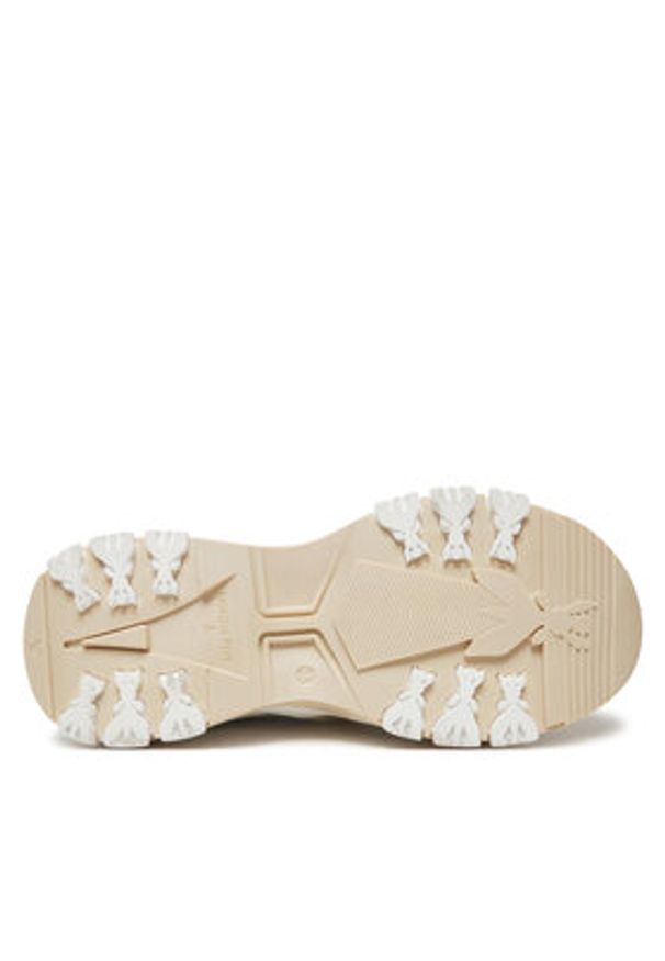 Patrizia Pepe Sneakersy 8Z0043/V035-F2L9 Beżowy. Kolor: beżowy. Materiał: materiał