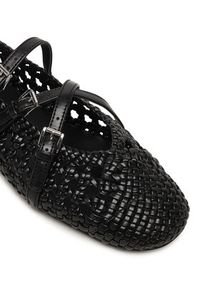 MICHAEL Michael Kors Baleriny Indy Flex 40S6IDFP1L Czarny. Kolor: czarny. Materiał: skóra #4