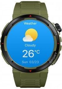 Smartwatch Zeblaze Smartwatch Zeblaze Ares 3 Plus - zielony. Rodzaj zegarka: smartwatch. Kolor: zielony