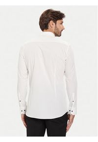 BOSS Koszula H-Hank 50549930 Biały Slim Fit. Kolor: biały. Materiał: bawełna #5