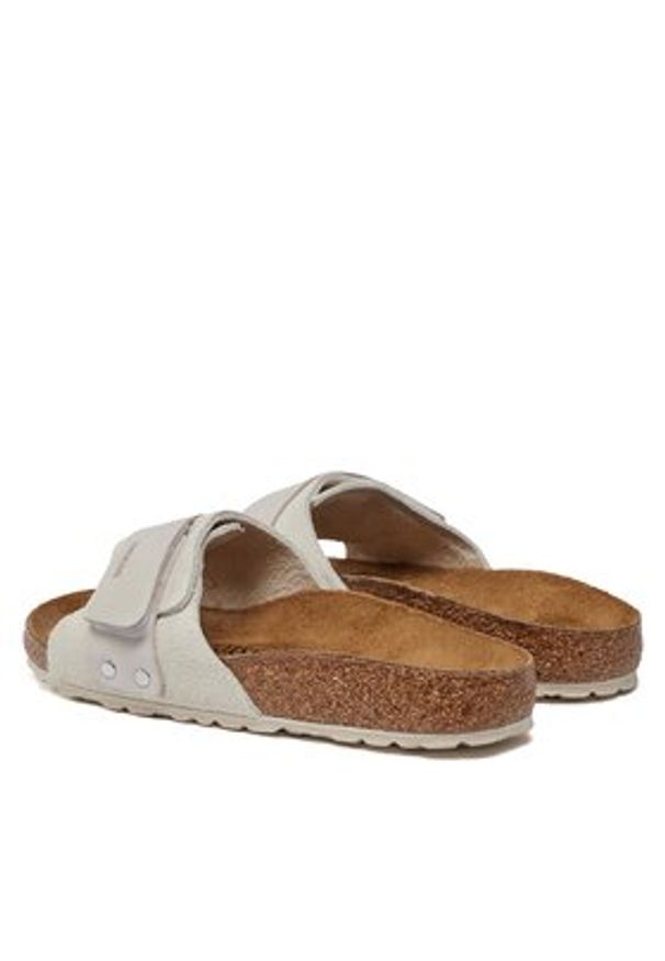 Birkenstock Klapki Oita 1024226 Biały. Kolor: biały. Materiał: skóra, nubuk
