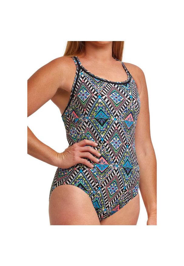 Strój do pływania FUNKITA Weave Please - Locked In Lucy. Kolor: wielokolorowy