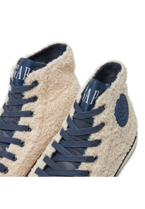GAP - Gap Trampki Houston Mid Ii Fur W GAL504F6TWOFWHGP Beżowy. Kolor: beżowy. Materiał: materiał