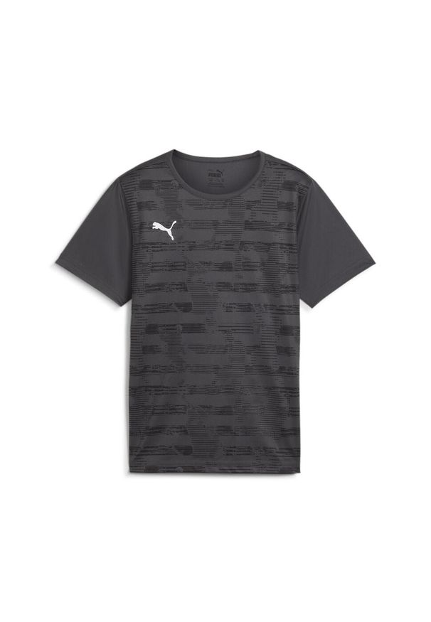 Puma - Młodzieżowa koszulka z grafiką individualFINAL PUMA Asphalt Gray. Kolor: szary