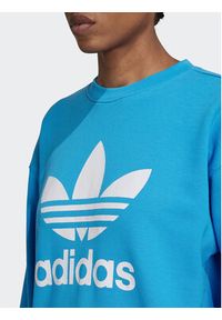 Adidas - adidas Bluza Treofil Crew HL6677 Niebieski Regular Fit. Kolor: niebieski. Materiał: bawełna