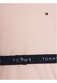 TOMMY HILFIGER - Tommy Hilfiger Sukienka codzienna Essential Skater KG0KG07776 D Różowy Regular Fit. Okazja: na co dzień. Kolor: różowy. Materiał: syntetyk. Typ sukienki: proste. Styl: casual #3