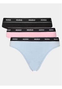 Hugo Komplet 3 par fig klasycznych 50480157 Kolorowy. Materiał: bawełna. Wzór: kolorowy