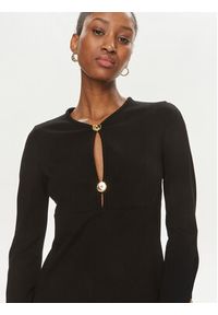 Pinko Sukienka codzienna Aquarios 101825 A15M Czarny Regular Fit. Okazja: na co dzień. Kolor: czarny. Materiał: wiskoza. Typ sukienki: proste. Styl: casual #3