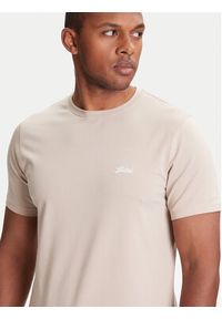 Guess T-Shirt M4GI70 KC9X0 Beżowy Slim Fit. Kolor: beżowy. Materiał: bawełna #3