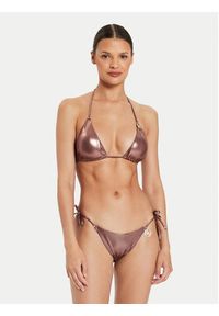 Guess Dół od bikini E4YO04 KCDG0 Brązowy. Kolor: brązowy. Materiał: syntetyk #3